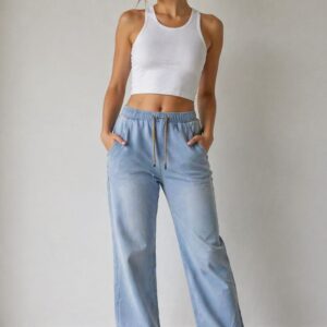 Girls Trouser Style Jeans – Comfortable & Trendy Fit