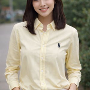 Premium Cotton Striped Shirt for Girls – Office & Casual Wear