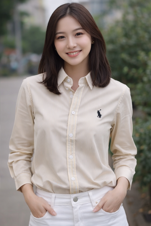 Premium Cotton Striped Shirt for Girls – Office & Casual Wear - Image 4