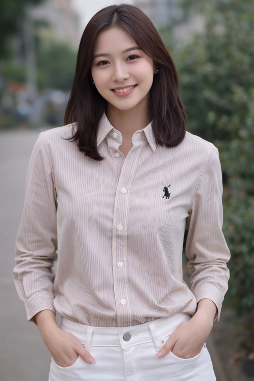 Premium Cotton Striped Shirt for Girls – Office & Casual Wear - Image 5