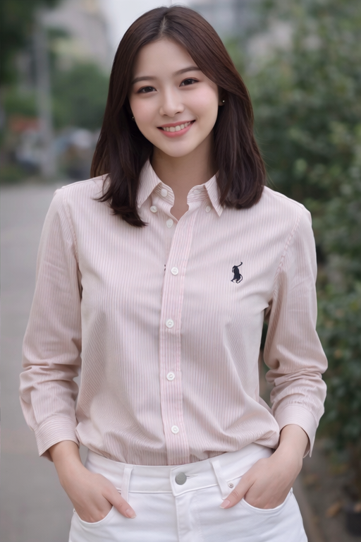 Premium Cotton Striped Shirt for Girls – Office & Casual Wear - Image 6